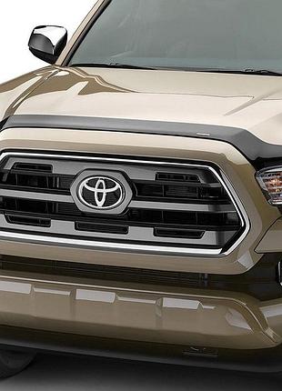 Дефлектор капота мухобойка toyota rav4 19- черный weathertech тойота рав4
