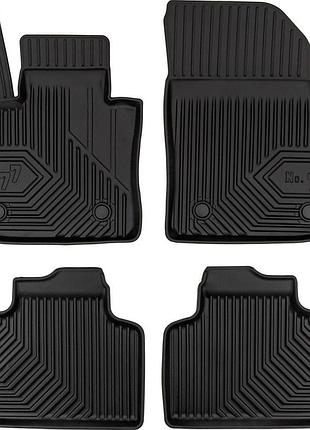 Автомобільні килимки поліки в салон frogum 3d для mini countryman 3 u25 not hybrid 23- міні кантрімен чорні