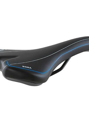 Сідло велосипедне selle monte grappa bora smg-30211 чорно-синє