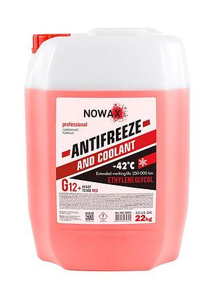 Антифриз nowax g12+ red красный 22кг