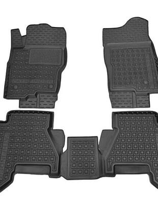 Автомобильные коврики в салон на nissan pathfinder 3 r51 10-14 черные avto-gumm ниссан патфайндер