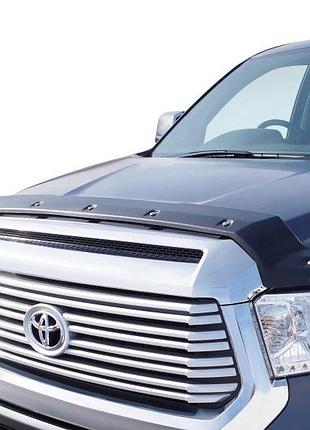 Дефлектор капота мухобойка toyota tundra 14-21 черный formfit тойота тундра