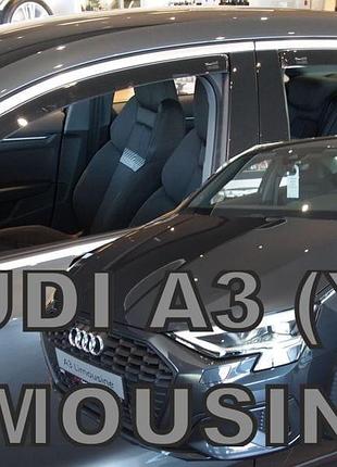 Дефлекторы окон ветровики audi a3 y8 4d limousine 20- вставные 4шт heko ауди а3