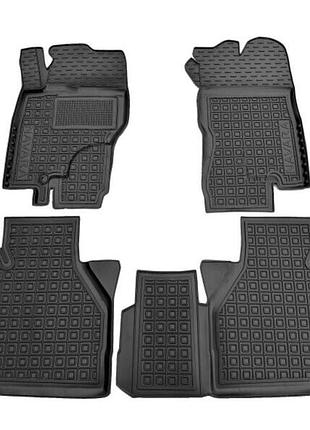Автомобильные коврики в салон на nissan navara kingcab 05- черные avto-gumm ниссан навара