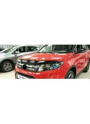 Дефлектор капота мухобійка suzuki vitara 15- чорний egr сузукі вітара