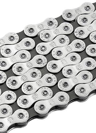 Цепь велосипедная grey's 8шв. s88 silver/grey 116 звеньев