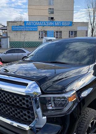 Дефлектор капота мухобойка toyota tundra 14-21 черный formfit тойота тундра
