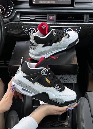 🌺женские кроссовки nike air jordan 4 retro un/la