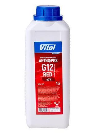 Антифриз vitol g12 red 1.0 л