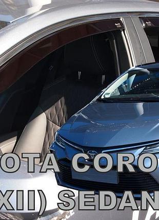 Дефлекторы окон ветровики toyota corolla 4d sd 18- вставные 4шт heko тойота королла