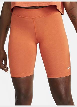 Оригінал велосипедки nike sportswear essential women's bike shorts cz8526-816 оригинал найк