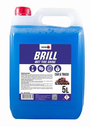 Полироль для шин nowax brill wet tire shine nx05149 концентрат 5 л