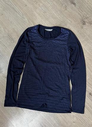 Icebreaker merino 150 tech lite landscape lines longsleeve жіночий вовняний лонгслів кофта