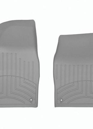 Автомобільні килимки поліки в салон weathertech на kia ev6 22-23 передні сірі киа ев6
