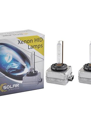 Лампы ксенон solar d1s 6000k 35вт 85v pk32d-2 пара
