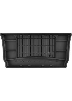 Автомобильный коврик в багажник frogum smart fortwo 3 c453 a453 14-19 черный смарт форту