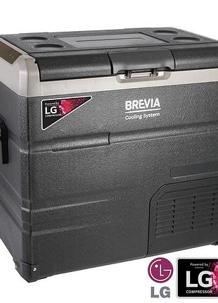 Автохолодильник brevia компресорний 60l (компресор lg) портативний автомобільний.