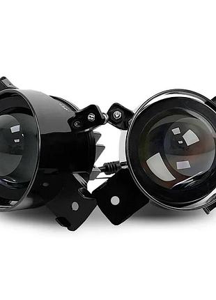 Противотуманные фары птф туманки led leader на nissan qashqai j10 j11 bi-led t14 30/38w ближ/дал 07-21 ниссан кашкай