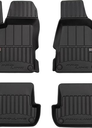 Автомобільні килимки поліки в салон frogum 3d для audi a4 b7 05-08 ауді а4 чорні