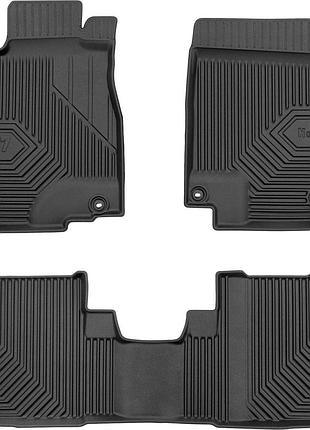 Автомобильные коврики в салон frogum 3d на honda cr-v 4 12-18 хонда срв черные