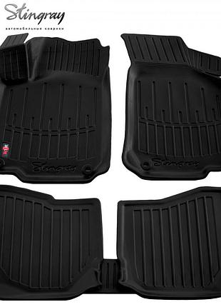 Автомобильные коврики в салон на seat toledo 99-04 5шт черные stingray сеат толедо