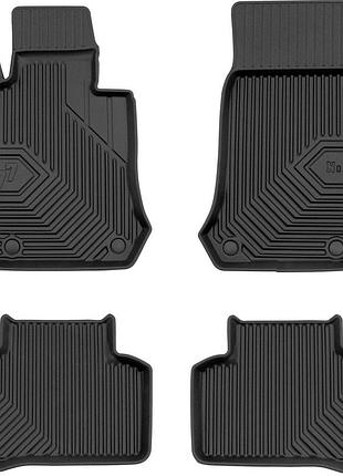 Автомобильные коврики в салон frogum 3d на mercedes glc x253 15- мерседес глц черные