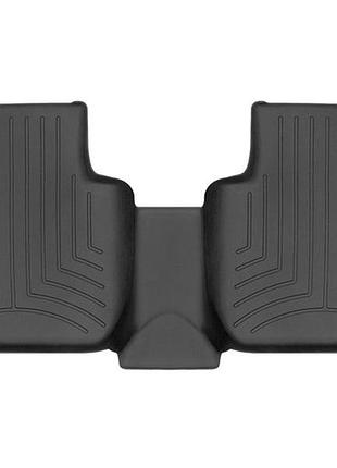 Автомобільні килимки поліки в салон weathertech на volkswagen tiguan allspace hp 16-23 2-й ряд чорні фольксваген тигуан