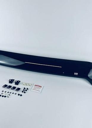 Дефлектор капота мухобойка subaru forester logo 09-12 черный egr субару форестер