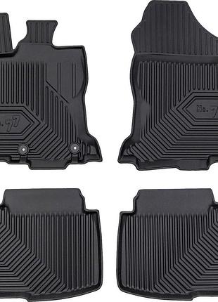 Автомобильные коврики в салон frogum 3d на subaru outback 6 19- субару аутбек черные