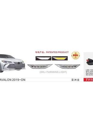 Протитуманні фари птф туманки dlaa для toyota avalon 19- ty-1940l led тойота авалон