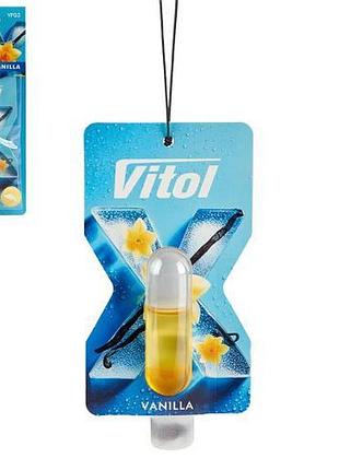 Освежитель воздуха vitol x-fresh vanilla