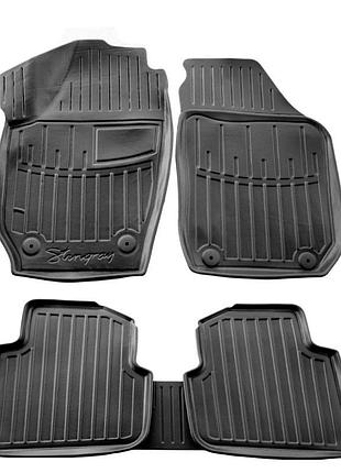 Автомобильные коврики в салон на skoda roomster 06-15 5шт черные stingray шкода румстер