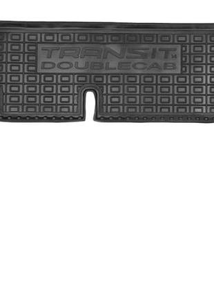 Автомобильные коврики в салон на ford transit 1+2 doublecab 14- 2-й ряд черные avto-gumm форд транзит