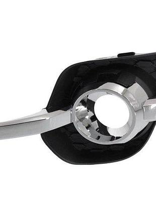 Решетка в бампер avtm chevrolet equinox 10-16 правая з отв. птф +хром шевроле эквинокс