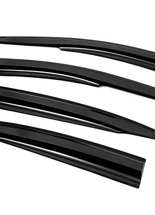 Дефлекторы окон ветровики ford focus 2 sd hb 05-11 4шт sunplex форд фокус