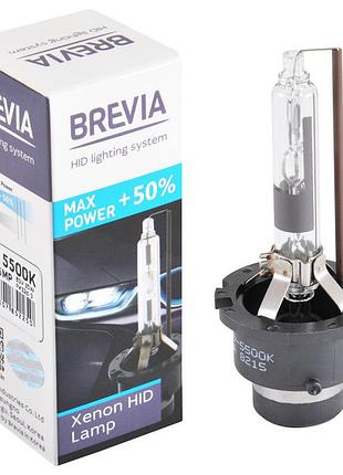 Лампа ксенон brevia d2r 5500k 35вт +50% 85v pk32d-3 1шт