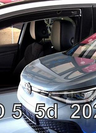Дефлекторы окон ветровики volkswagen id.5 5d 20- вставные 4шт heko фольксваген айди5