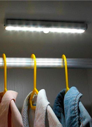 Бездротова led підсвітка cabinet light 50 см з датчиком руху — світильник для кухні, шафи