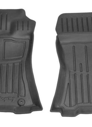Автомобильные коврики в салон на subaru outback bm 09-14 передние черные stingray субару аутбек