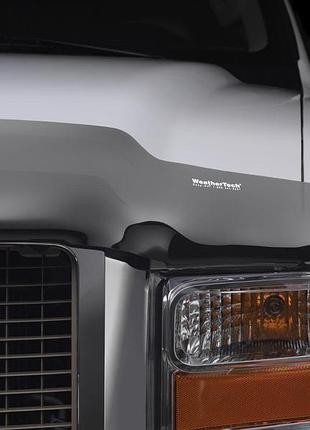 Дефлектор капота мухобойка honda odyssey 11-18 черный weathertech хонда одиссей