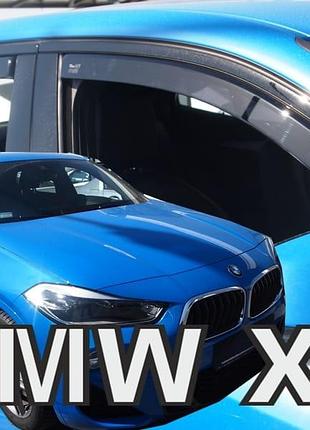 Дефлектори вікон вітровики bmw x2 f39 18- вставні 4шт heko бмв х2