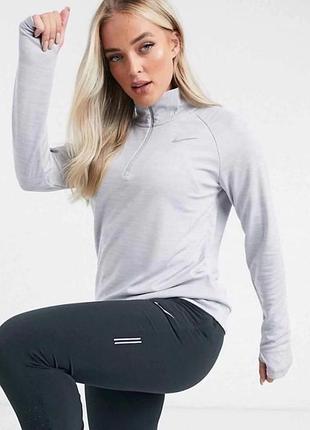 Спортивная кофта nike dri-fit с молнией 1/4
