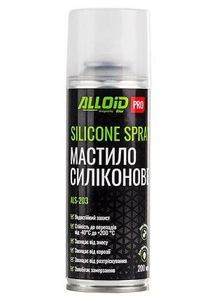 Смазка силиконовая alloid pro als-203 200 мл с ароматом земляники морозостойкая водоотталкивающая