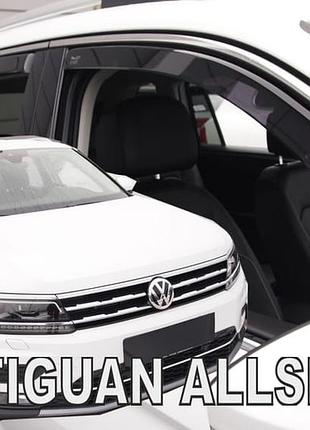 Дефлекторы окон ветровики volkswagen tiguan allspace 5d 16- вставные 4шт heko фольксваген тигуан