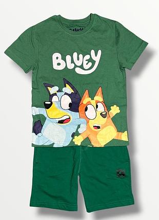 Футболка bluey шорти костюм на літо комплект bluey як новий