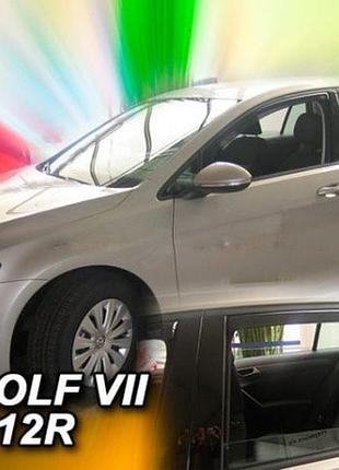 Дефлекторы окон ветровики volkswagen e-golf hb 5d 12-20 вставные 4шт heko фольксваген е-гольф