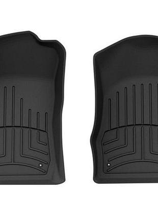 Автомобильные коврики в салон weathertech на jeep grand cherokee 13-15 передние черные джип гранд чероки