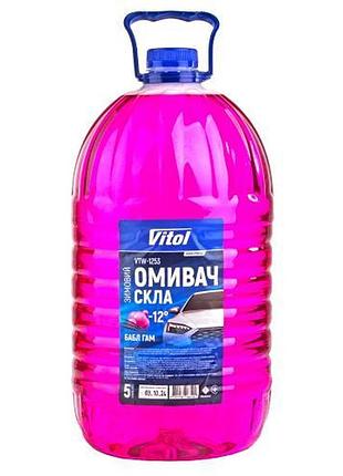 Омивач скла зимовий vitol бабл гам -12°c 5 л