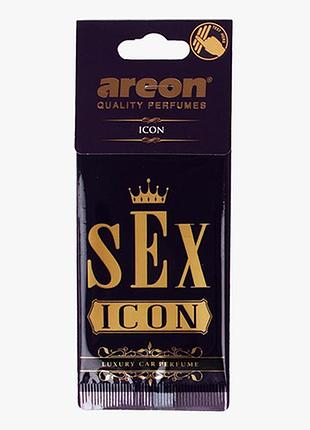 Освежитель воздуха areon сухой листок sex king icon