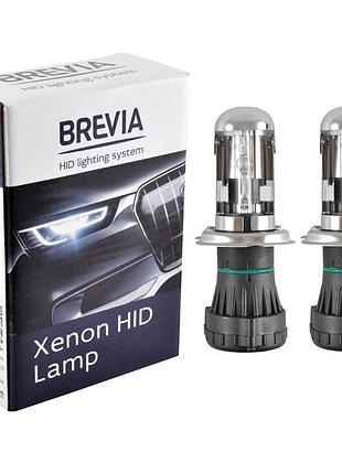 Лампи ксенон brevia h4 5000k 35вт bi-xenon 85v p43t-38 ket пара